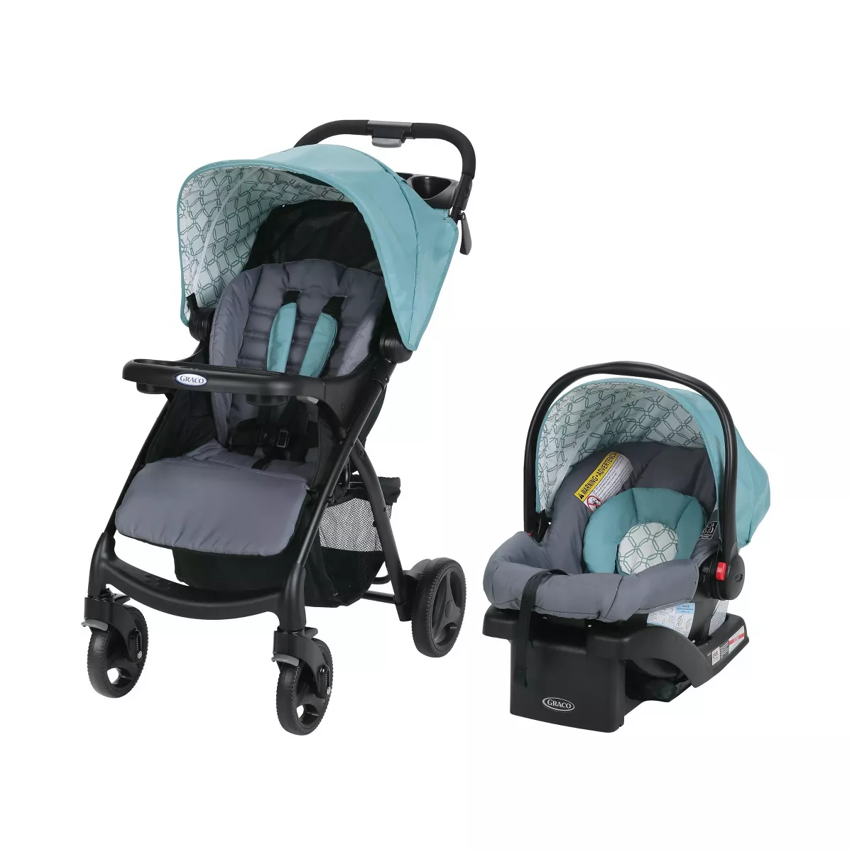 Graco Verb Click Connect Travel System with SnugRide Infant Car Seat ...